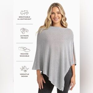 We Are Amma Cocoon nursing cover, grey